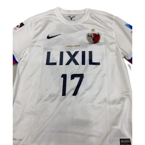 鹿島アントラーズ (カシマアントラーズ) サッカーユニフォーム 2013年 アウェイ メンズ SIZE L ホワイト