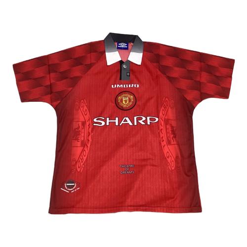 マンチェスターユナイテッド サッカーユニフォーム 96-98年ホーム メンズ SIZE L レッド