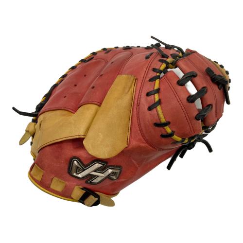 ハタケヤマ 軟式用 キャッチャーミット PRO-288 グローブ レッド HATAKEYAMA (ハタケヤマ) 軟式グローブ PRO-288 イエロー×レッド