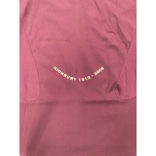 アーセナル サッカーユニフォーム 05-06 ラストハイバリー記念モデル ゲームシャツ メンズ SIZE L ボルドー