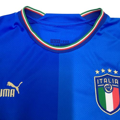 イタリア代表 (イタリアダイヒョウ) サッカーユニフォーム 765643-01 2022ホーム メンズ SIZE M ブルー
