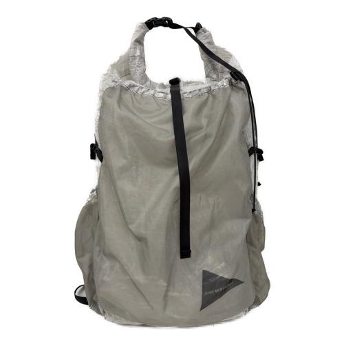 and wander (アンドワンダー) バックパック AW-AA930-71 ホワイト ダイニーマ軽量バッグパック