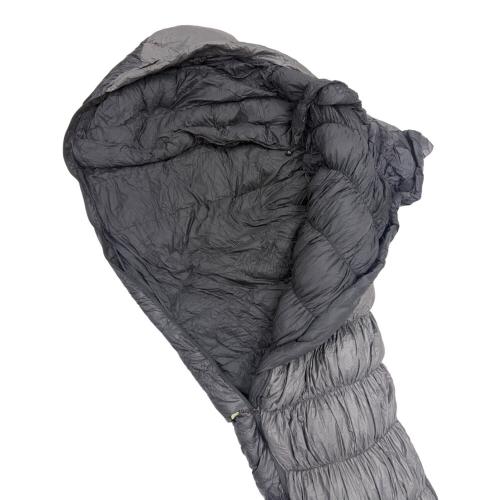 BROOKLYN OUTDOOR COMPANY (ブルックリンアウトドアカンパニー) マミー型シュラフ(ダウン) メッシュ保存袋付 グレー The Catskills Peak+ Sleeping Bag