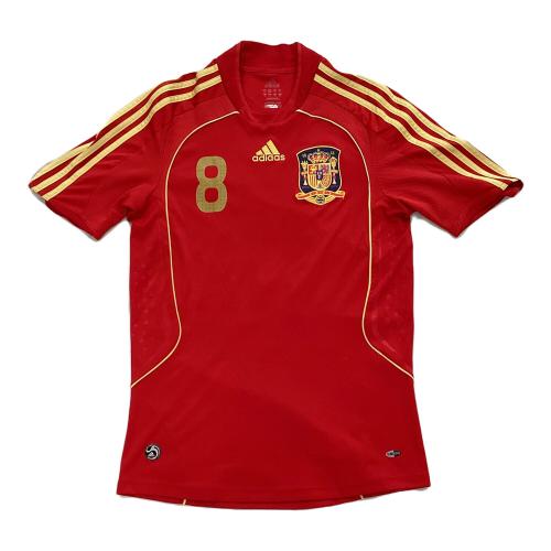 スペイン代表 (スペインダイヒョウ) サッカーユニフォーム 2008年 メンズ SIZE M レッド