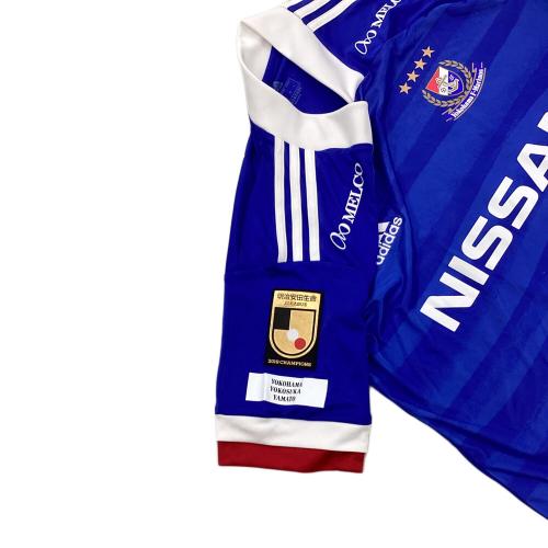 横浜F・マリノス (ヨコハマエフマリノス) サッカーユニフォーム 2020年 優勝ワッペン付 メンズ SIZE L ブルー