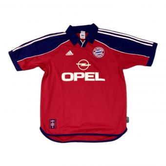 バイエルン・ミュンヘン サッカーユニフォーム ASR001 1999-2001ホーム メンズ SIZE O レッド