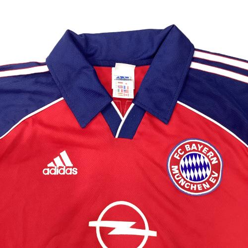 バイエルン・ミュンヘン サッカーユニフォーム ASR001 1999-2001ホーム メンズ SIZE O レッド