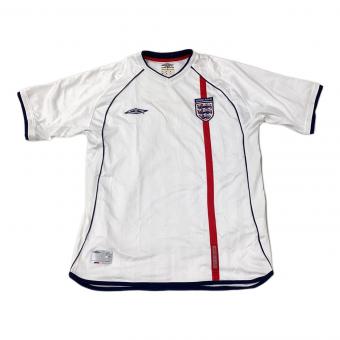 イングランド代表 (イングランドダイヒョウ) サッカーユニフォーム 2002日韓W杯 メンズ SIZE EU L ホワイト