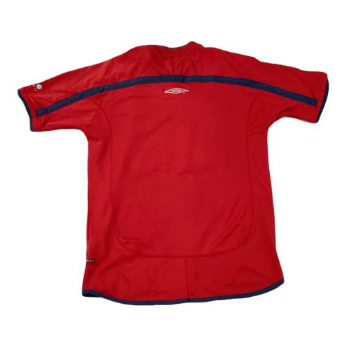 マンチェスターユナイテッド サッカーユニフォーム 2000-2002 トレーニングシャツ メンズ SIZE M相当 レッド