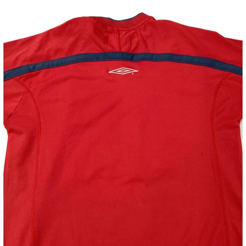 マンチェスターユナイテッド サッカーユニフォーム 2000-2002 トレーニングシャツ メンズ SIZE M相当 レッド