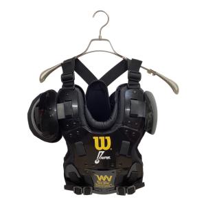 Wilson (ウィルソン) 【NPB仕様】プロゴールド チェストプロテクター 審判用プロテクター SIZE SM ブラック
