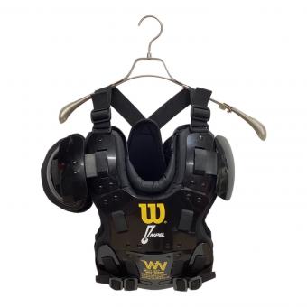Wilson (ウィルソン) 【NPB仕様】プロゴールド チェストプロテクター 審判用プロテクター SIZE SM ブラック
