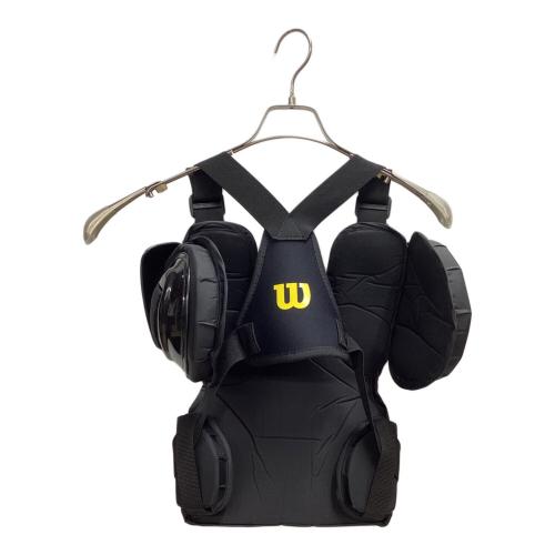 Wilson (ウィルソン) 【NPB仕様】プロゴールド チェストプロテクター 審判用プロテクター SIZE SM ブラック