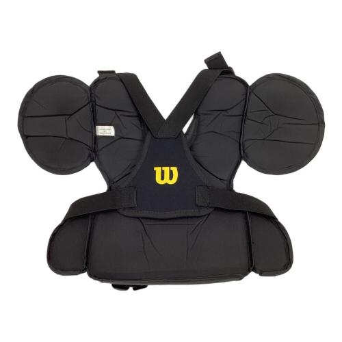 Wilson (ウィルソン) 【NPB仕様】プロゴールド チェストプロテクター 審判用プロテクター SIZE SM ブラック