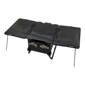 Snow peak (スノーピーク) 収納ケース シェルフコンテナ 25 ブラック 別売LZW 25・仕切りケース(CAMP HILLS)・シェルコンレッグ付