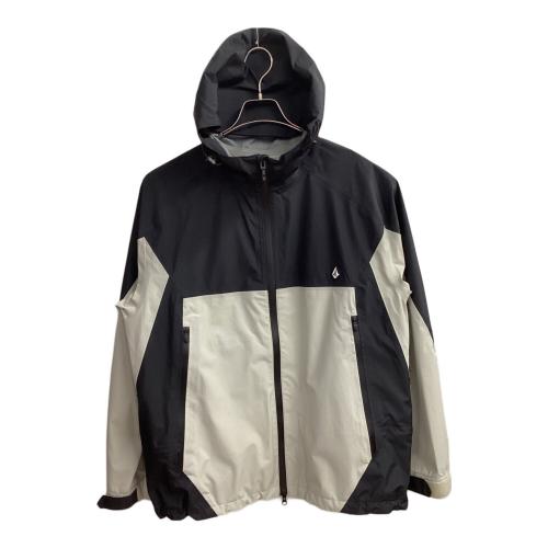 VOLCOM (ボルコム) G1552502 スノーボードウェア(ジャケット) Side Hit Shell Jacket メンズ SIZE M ブラック×ホワイト