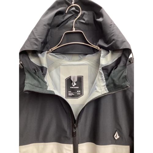 VOLCOM (ボルコム) G1552502 スノーボードウェア(ジャケット) Side Hit Shell Jacket メンズ SIZE M ブラック×ホワイト