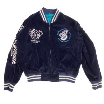 横浜DeNAベイスターズ (ヨコハマディーエヌエーベイスターズ) 応援グッズ シーレックスメモリアルスカジャン SIZE L ネイビー