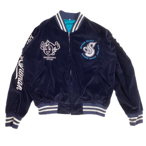 横浜DeNAベイスターズ (ヨコハマディーエヌエーベイスターズ) 応援グッズ シーレックスメモリアルスカジャン SIZE L ネイビー