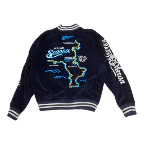 横浜DeNAベイスターズ (ヨコハマディーエヌエーベイスターズ) 応援グッズ シーレックスメモリアルスカジャン SIZE L ネイビー