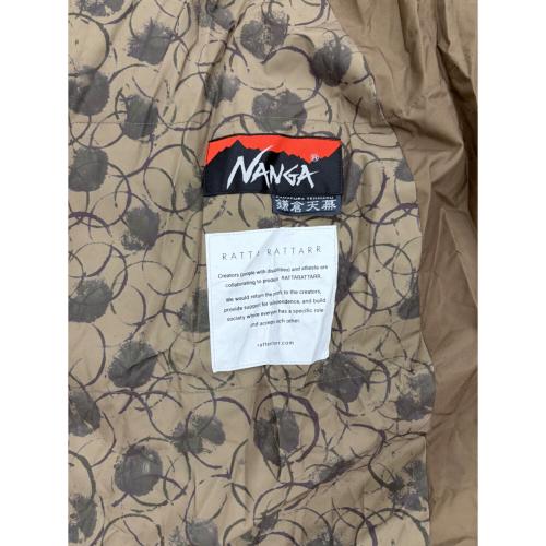 NANGA (ナンガ) マミー型シュラフ(ダウン) コヨーテ タグ付 スリーピングバッグ600