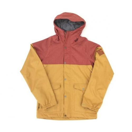 BONFIRE スノーボードウェア(ジャケット) ベージュ×レッド｜トレファク