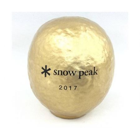 SNOWPEAK 2017雪峰際限定だるま