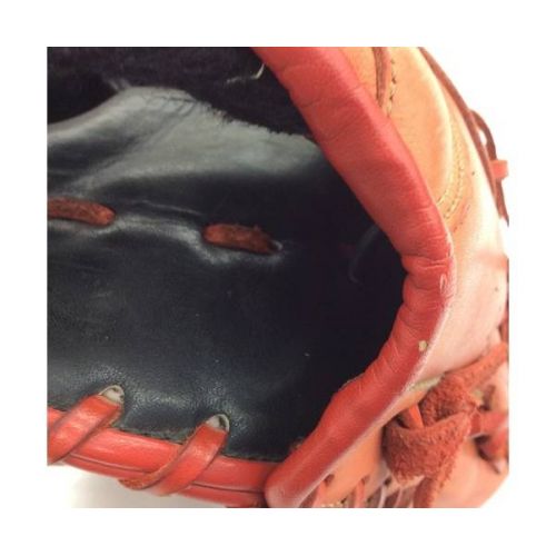 asics 軟式グローブ レッド TRY UP BGR4AH