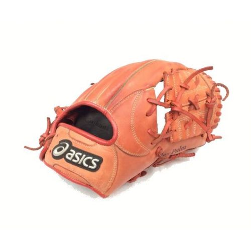 asics 軟式グローブ レッド TRY UP BGR4AH