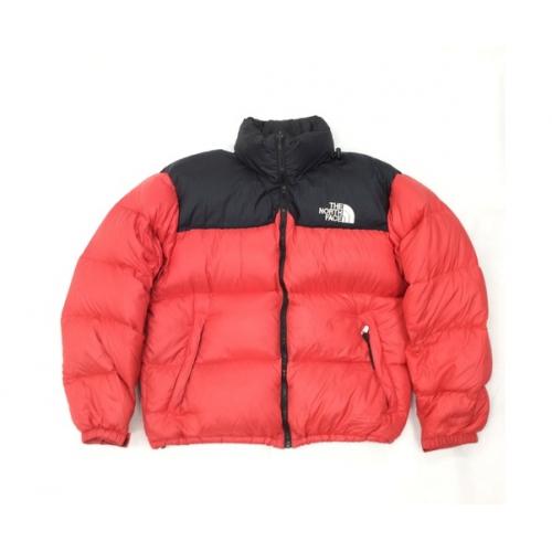 THE NORTH FACE ヌプシジャケット レッド×ブラック ダウン