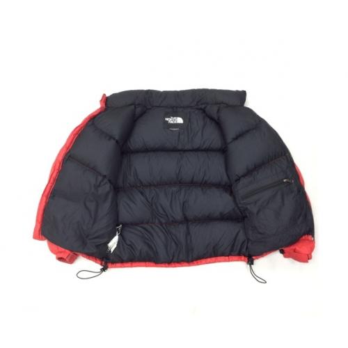 THE NORTH FACE ヌプシジャケット レッド×ブラック ダウン