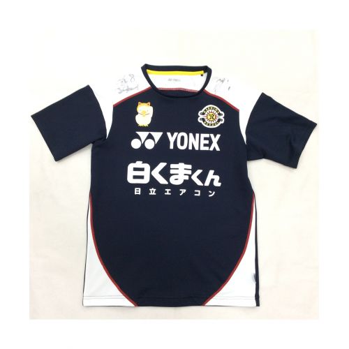 柏レイソル カシワレイソル サッカーユニフォーム ネイビー ホワイト サイズ ｌ Yonex 白くま サイン証明無し 14年 トレファクonline