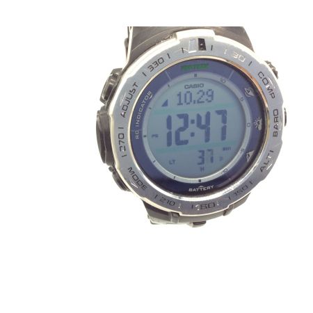 CASIO (カシオ) 腕時計 PRO TREK PRW-3100-1JF タフソーラー ラバー