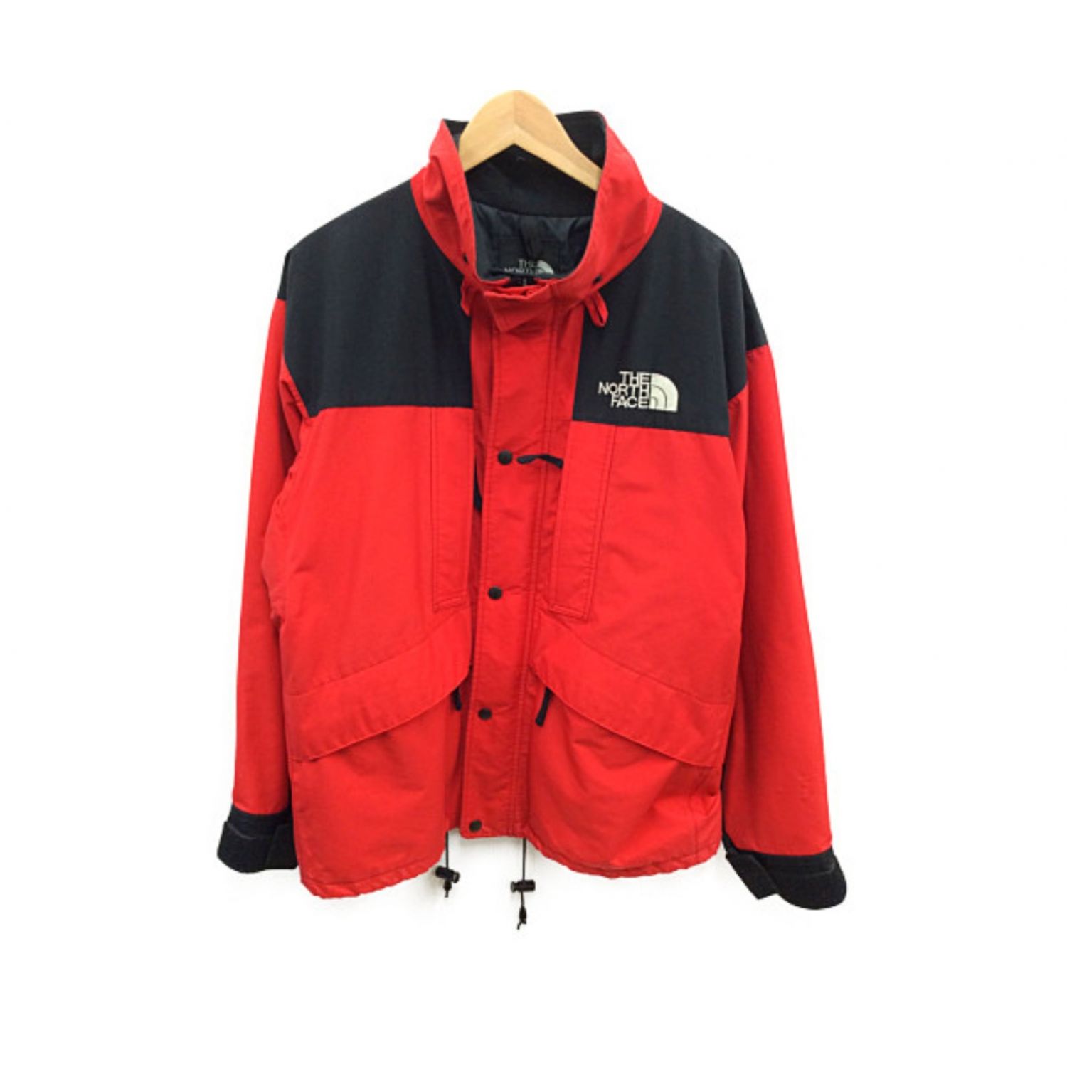 The North Face ザノースフェイス マウンテンパーカー L ブラック レッド トレファクonline