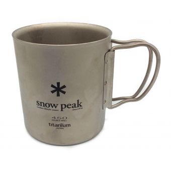 SNOWPEAK (スノーピーク) アウトドア食器 チタンダブルマグ450