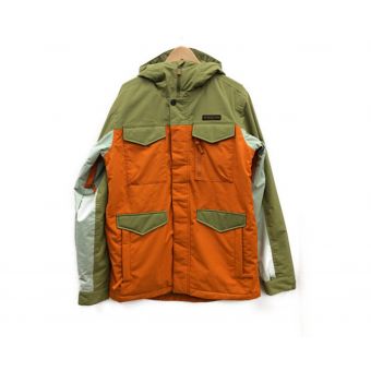 BURTON (バートン) スノーボードウェア Sサイズ ベージュ×オレンジ メンズ
