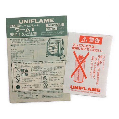 UNIFLAME (ユニフレーム) アウトドアヒーター　ハンディガスヒーター ワームⅡ UW-202