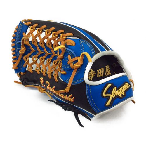 SLUGGER (スラッガー) 軟式グローブ　外野手 ブルー×ブラック
