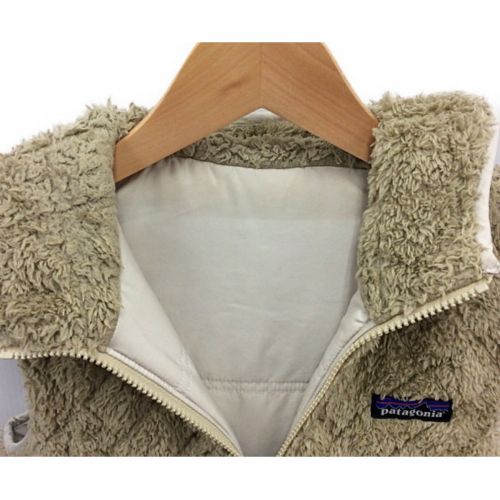 Patagonia (パタゴニア) ロスガトスフーデッドベスト ベージュ×ホワイト