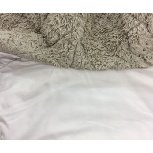 Patagonia (パタゴニア) ロスガトスフーデッドベスト ベージュ×ホワイト