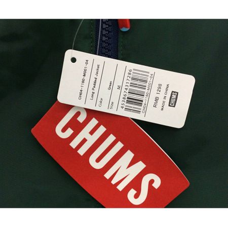 CHUMS (チャムス) ロングパテンドジャケット　Mサイズ　CH04-1160　 グリーン 未使用品