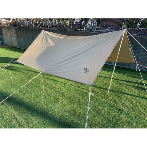 ☆DOD ディーオーディー　チーズタープミニ TT3-581-TN タンカラー ポリコットンタープ 3.3×3.3m 正方形☆未使用 販売終了チーズタープミニ（タン）TT3-581-TN - DOD（ディーオー