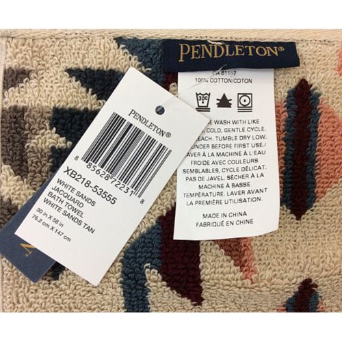 PENDLETON (ペンドルトン) オーバーサイズ ジャガード タオル 未使用品 XB218-53555