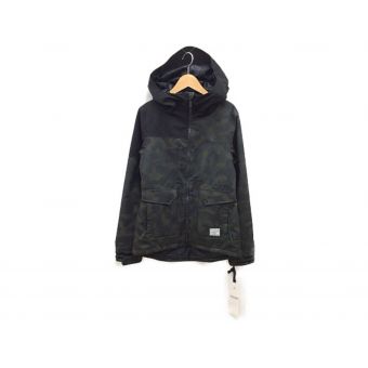 VOLCOM (ボルコム) スノーボードウェア(ジャケット) レディース S グリーン×ブラック 未使用品