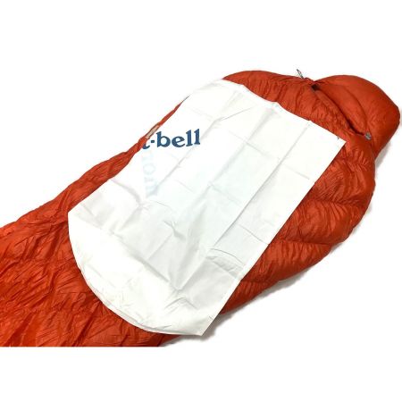 mont-bell (モンベル) マミー型シュラフ オレンジ ストレージバッグ付 1121358 ダウンハガー800 #1 Rジップ 【冬用】 身長～185㎝まで