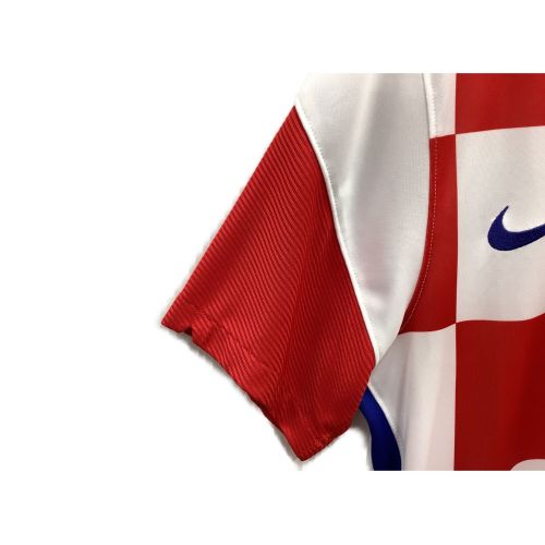 NIKE (ナイキ) サッカーユニフォーム メンズ SIZE M レッド×ホワイト クロアチア代表 2020 ホーム 半袖レプリカユニフォーム CD0695-100