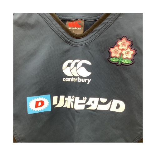 CANTERBURY (カンタベリ) スポーツウェア メンズ SIZE L ネイビー ラグビー日本代表 プラクティスプルオーバー W77011JP