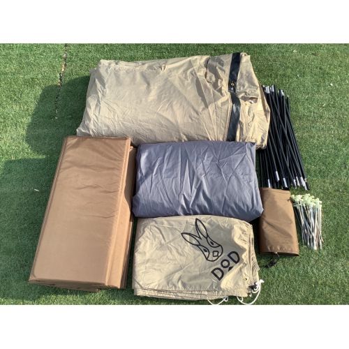 Dod ディーオーディー ドッペルギャンガー ツールームテント マットシート ルーフシールド付属 T5 4 Tn カマボコテント2タン トレファクonline