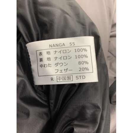 NANGA (ナンガ) マミー型シュラフ グレー ダウンバッグ550STD ダウン 【冬用】