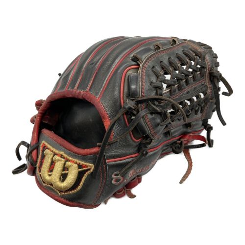 Wilson (ウィルソン) 軟式グローブ ブラック Dual TECHNOLOGY 内野用